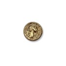 ET1530201P12 - Entremeio São Bento Passante Dourado c/ 12un. - 0,9cm