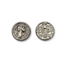 ET1530200P12 - Entremeio São Bento Passante Níquel c/ 12un. - 0,9cm