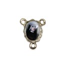 ET1671036P5 - Entremeio Santa Faustina Resinado c/ 5un. - 1,9x1,5cm