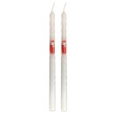 VE34001P2 - Velas de Crisma c/ 2un. 28x1,7cm