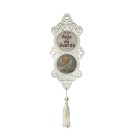 DE720414 - Adorno Anjo da Guarda MDF Branco Resinado - 32x10,2cm