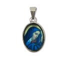 MD125002P2 - Medalha N. Sra. Das Dores  PX Níquel c/ 2un. - 2,5X1,5cm
