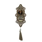 AO4102201 - Adorno Sagrada Família MDF Amadeirado Resinado - 32x10,2cm