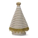 IM100308 - Imagem N. Sra. Aparecida c/ Pérola Branca e Strass - 24x16cm