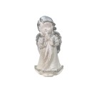 IM721012 - Imagem Anjo c/ Pérola Branca e Strass - 12x6cm