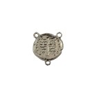 ET1630090P2 - Entremeio Duas Cruzes Níquel c/ 2un. - 2,5x2cm