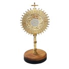 PD112033 - Ostensório Primeira Eucaristia Dourado - 13x6,5cm