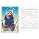 ST16006 - Mini Santinha N. Sra. do Rosário de Biscuit c/ Oração