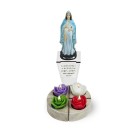 KT320100 - Kit Coroa do Advento velas e imagem - 15cm