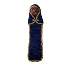 MP1980101 - Marcador de Página N. Sra. Aparecida Crochê - 22x7cm