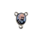 ET1670403P10 - Entremeio São Padre Pio de Pietrelcina Resinado c/ 10un. - 1,5x1,1cm