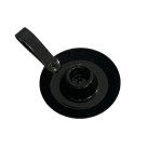 PV83004 - Porta Vela Metal Preto - 11,5x1,7cm