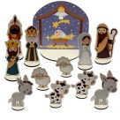 PE723200 - Pedestal Presépio Infantil MDF - 15x17cm
