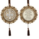 EP38180 - Escapulário de Porta Medalha de São Bento MDF - 105x15cm