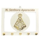 PC380785 - Porta Chaves N. Sra. Aparecida MDF - 16,5x13cm