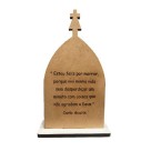 CP81662 - Capela São Carlo Acutis MDF Branco (G) - 20,5x12cm
