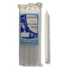 VE155309P8 - Velas Branca c/ 8 un. - 18x1,5cm