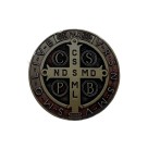 AD82510 - Adesivo Medalha de São Bento Resinado - 4,5x4,5cm