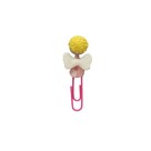 CL2120400 - Clips Anjo Rosa Biscuit - 5,5x1,5cm