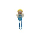 CL2120405 - Clips Anjo Azul Biscuit - 5,5x1,5cm
