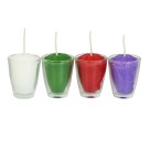 IM32999 - Coroa do Advento em Mdf Branco com Velas