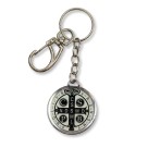 CH1090035 - Chaveiro São Bento e Medalha de São Bento Resinado - 12x3,5cm