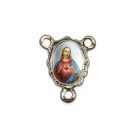ET1671404P5 - Entremeio Sagrado Coração de Jesus Resinado c/ 5un. - 1,9x1,5cm