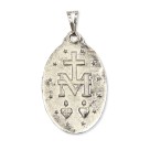 MD520101 - Medalha N. Sra. Das Graças Níquel - 4,2x2,6cm