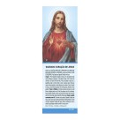 MP67201P50 - Marcador de Página Sagrado Coração de Jesus c/ 50un. - 15x5cm